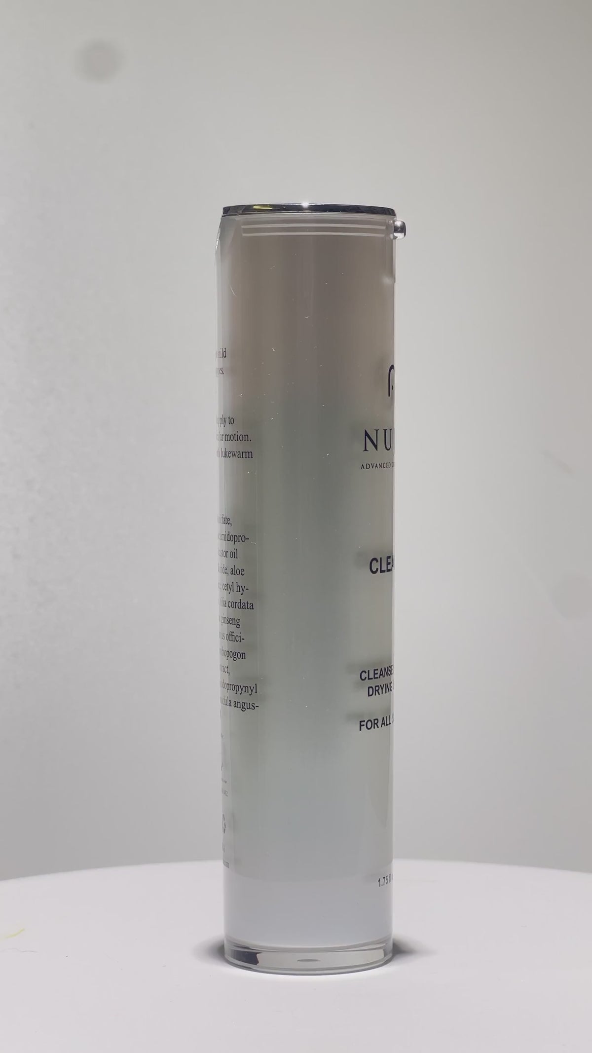 Nujevi product video - cleanser